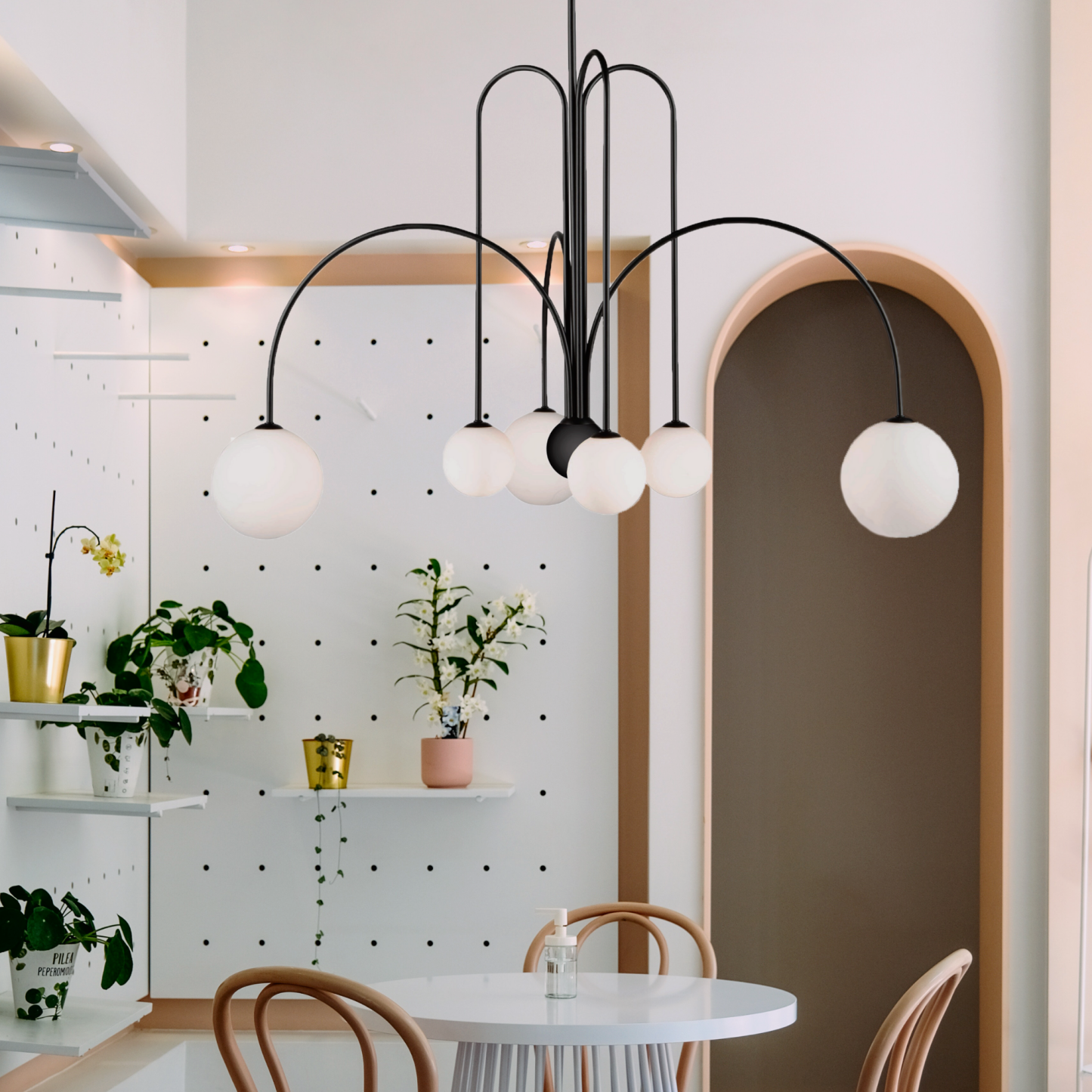 Lustre Comet à 6 ampoules | D06HAGUW