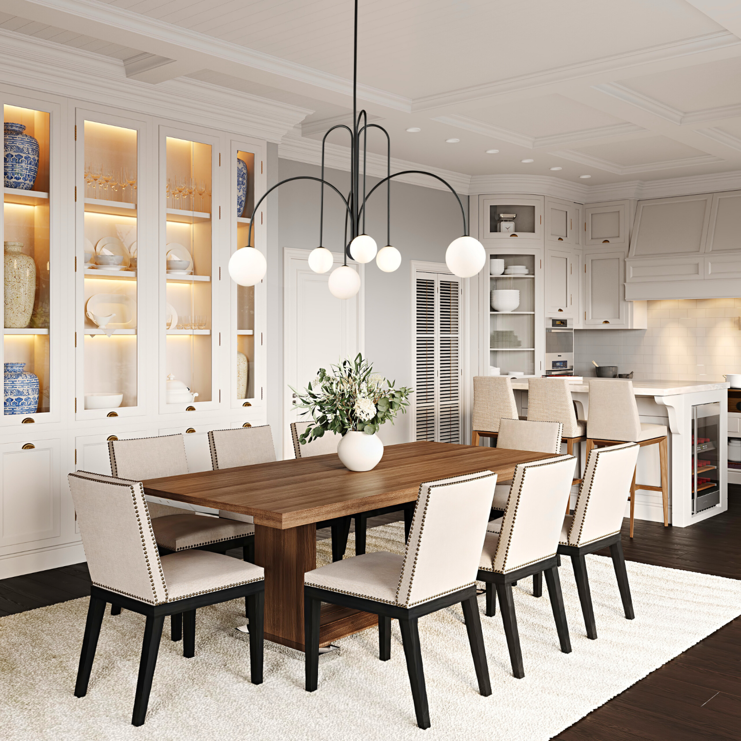 Lustre Comet à 6 ampoules | D06HAGUW