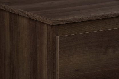 Ensemble de chambre à coucher 4 pièces Aida avec tête de lit, commode, miroir et table de nuit, fabriqué au Canada, marron - Queen Size… | Ensemble de chambre à coucher Aida 4 pièces fabriqué au Canada avec tête de lit, commode, miroir et …