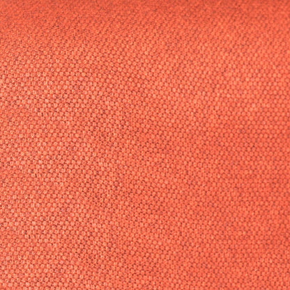 Aimy 28 Chaise d'appoint en tissu aspect lin avec pieds cylindriques en bois - Orange | Fauteuil d'appoint Aimy de 28 po en tissu d'apparence lin avec pattes cylindriques en bois - orange