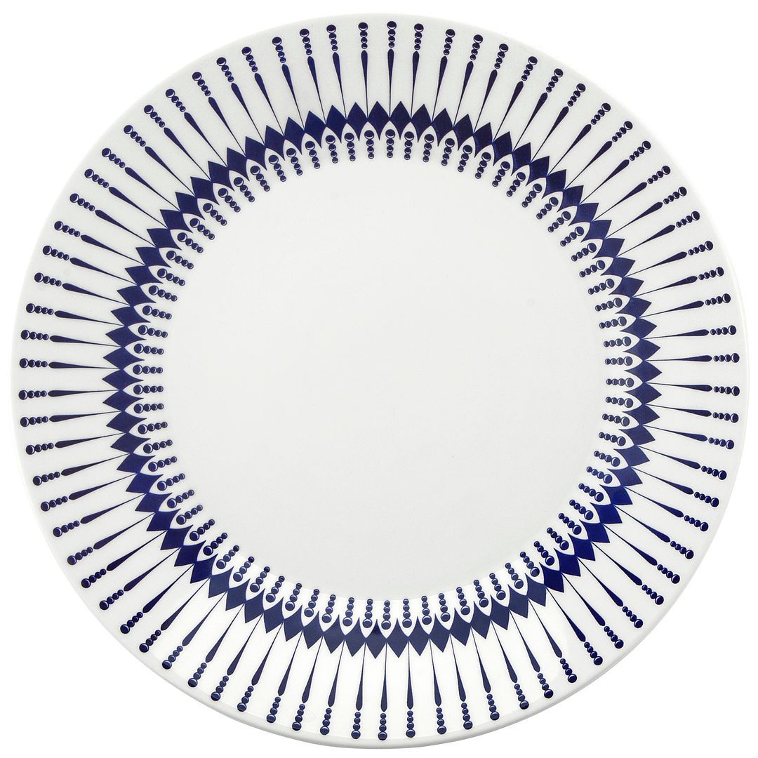 Actual 16-Piece Dinnerware Set - Blue Ivory  | Service de vaisselle Actual 16 pièces - bleu et ivoire  | D87EM59O