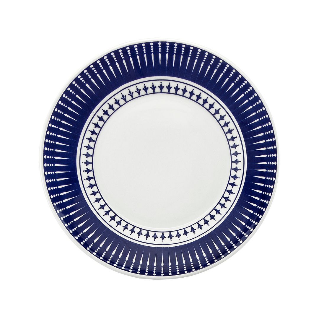 Actual 16-Piece Dinnerware Set - Blue Ivory  | Service de vaisselle Actual 16 pièces - bleu et ivoire  | D87EM59O
