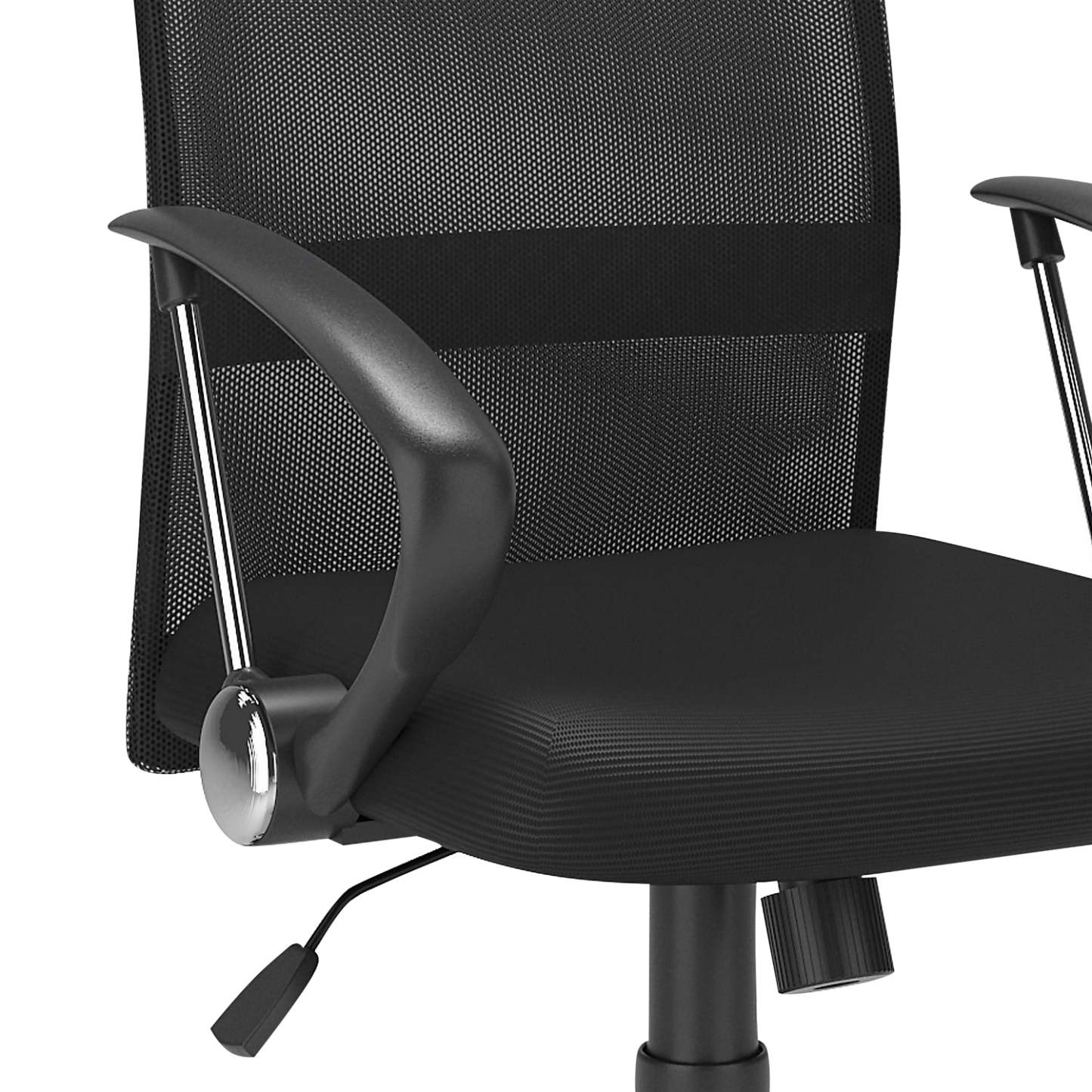 Chaise de bureau réglable Andre 24 en maille - Noir|Chaise de bureau réglable Andre de 24 po en mailles - noire