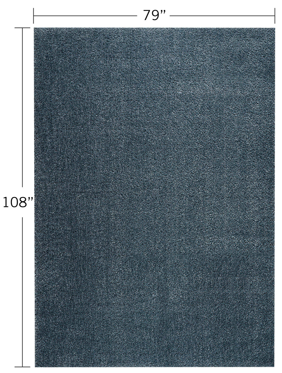 Tapis bleu Ankara - 6'7 x 9'|Carpette Ankara bleue - 6 pi 7 po x 9 pi|ANKARBL7