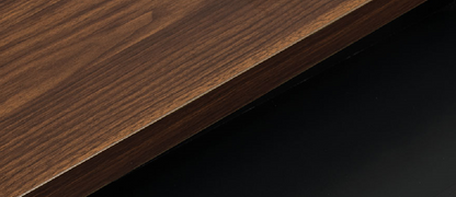 Arika 31 Modern End Table with Storage and Shelf - Dark Walnut et Black |Table de bout moderne Arika de 31 po avec rangement et tablette - noyer foncé et noir