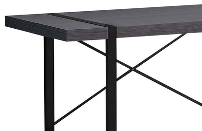 Avery 49 Reclaimed Wood Look Office Desk - Dark Grey|Bureau Avery de 49 po d'apparence bois recyclé - gris foncé