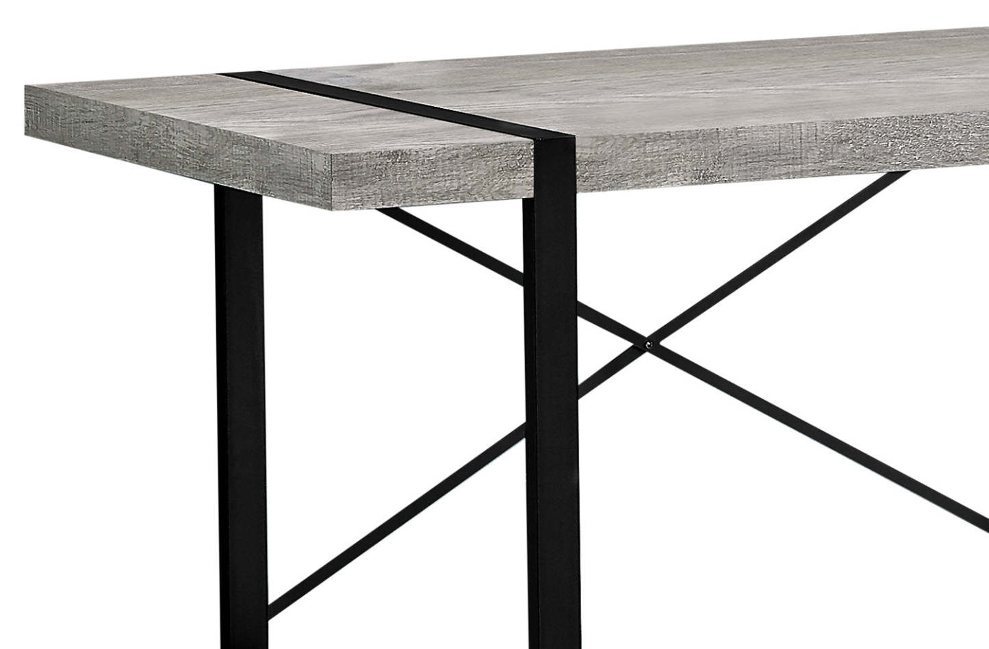 Bureau Avery 49 aspect bois récupéré - Gris|Bureau Avery de 49 po d'apparence bois recyclé - gris