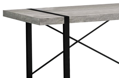 Bureau Avery 49 aspect bois récupéré - Gris|Bureau Avery de 49 po d'apparence bois recyclé - gris