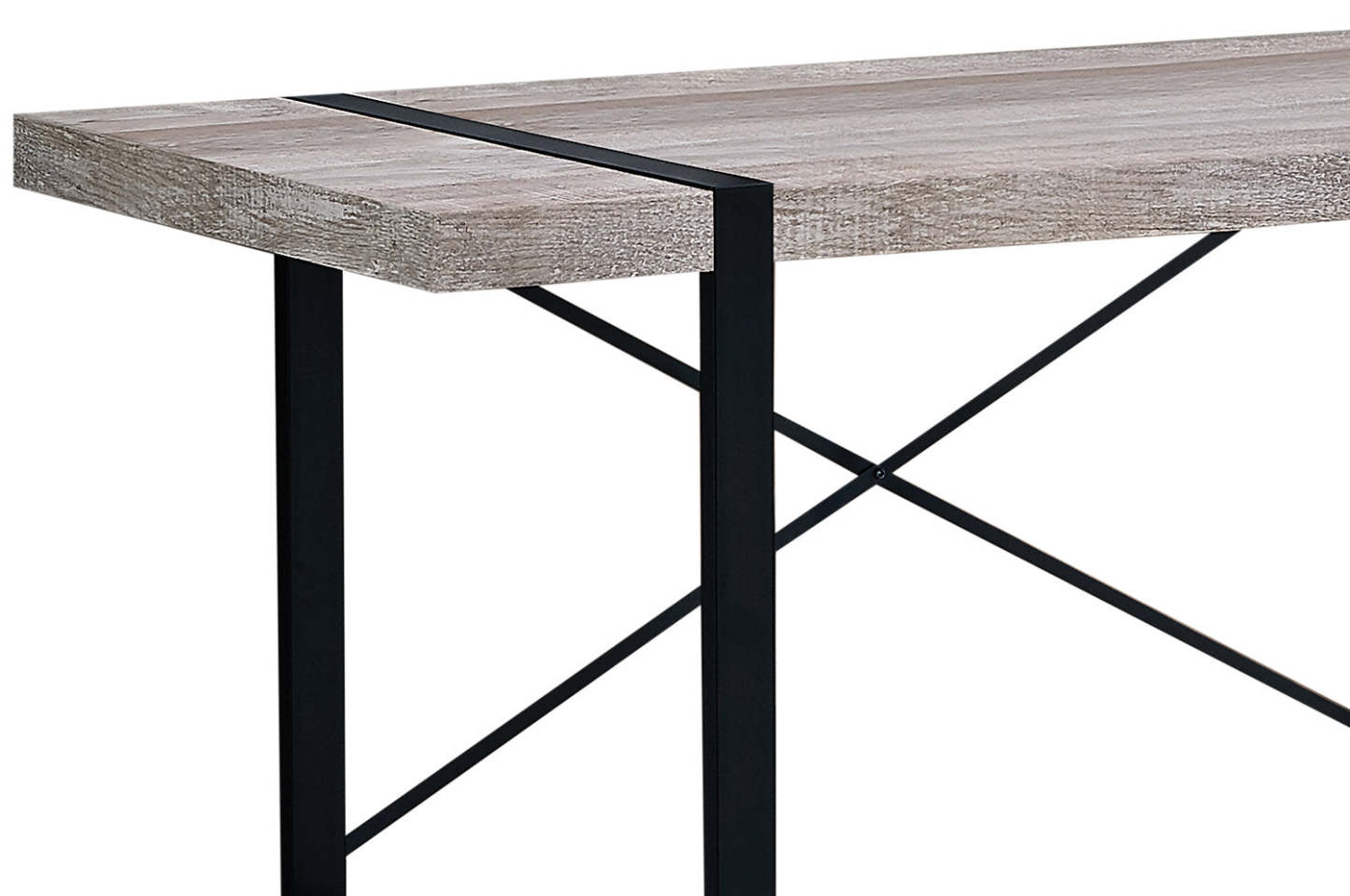 Bureau Avery 49 aspect bois récupéré - Taupe|Bureau Avery de 49 po d'apparence bois recyclé - taupe