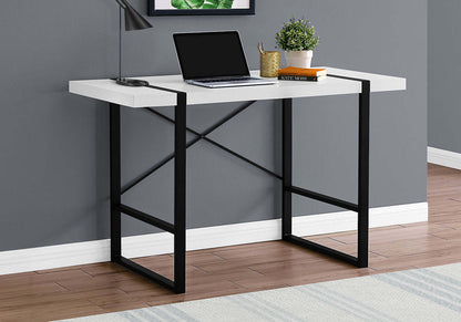 Bureau Avery 49 aspect bois récupéré - Blanc|Bureau Avery de 49 po d'apparence bois recyclé - blanc