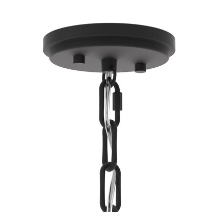 Lustre Acroma moderne à 20 lumières, style ferme, rond, 40 po, en forme de roue de chariot, homologué UL.