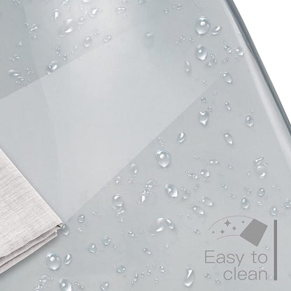 Chaise de bureau à roulettes pivotante en acrylique, sans accoudoirs et réglable en hauteur