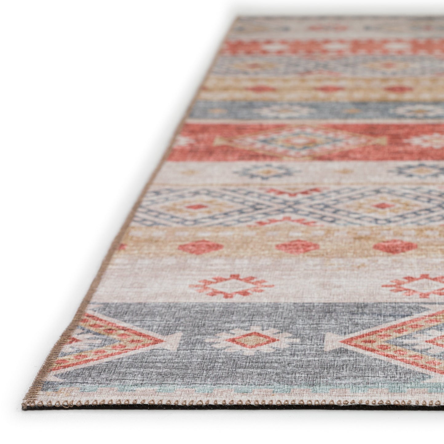 Tapis lavable Addison d'intérieur/extérieur Yuma style bohème sud-ouest