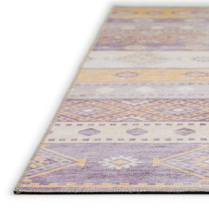 Tapis lavable Addison d'intérieur/extérieur Yuma style bohème sud-ouest