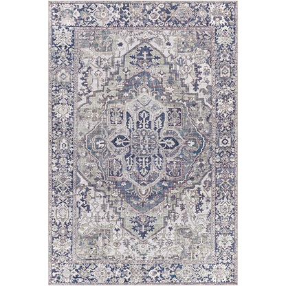 Tapis imprimé médaillon vintage Livabliss Adenia