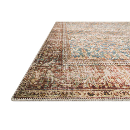 Tapis Alexander Home Isabelle Boho Vintage à motif botanique
