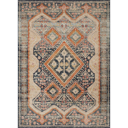 Tapis Alexander Home Luxe Ornate Antiqued Distressed Area Carpet