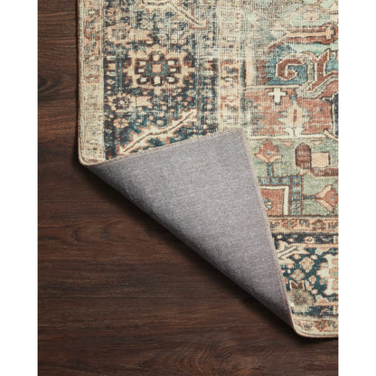 Tapis ultra moelleux Alexander Home Sara Boho Terracotta Medallion