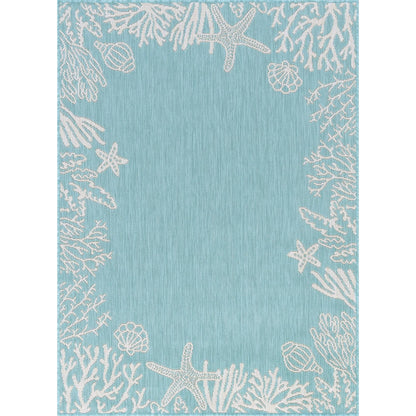 Tapis d'intérieur/extérieur Exo Coastal Graphic Print