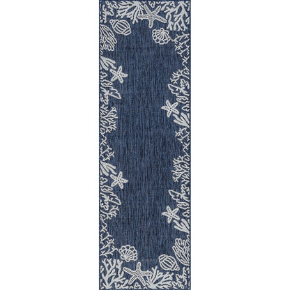 Tapis d'intérieur/extérieur Exo Coastal Graphic Print