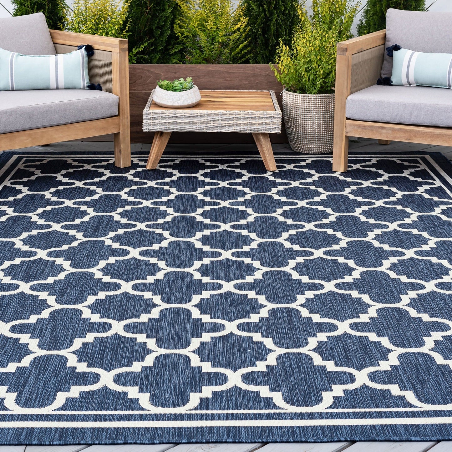 Tapis d'intérieur/extérieur Exo Coastal Geometric