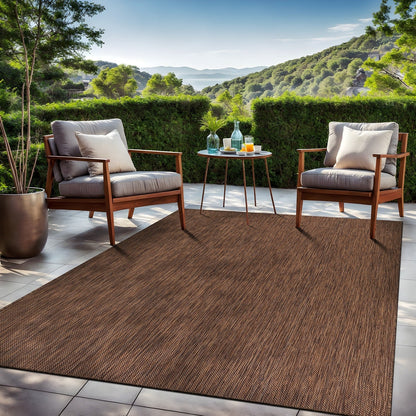 Tapis Aloha lavable uni pour intérieur/extérieur, terrasse, salon