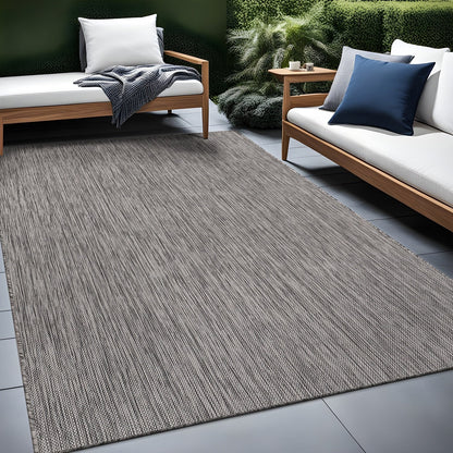Tapis Aloha lavable uni pour intérieur/extérieur, terrasse, salon