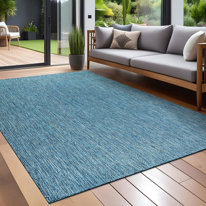Tapis Aloha lavable uni pour intérieur/extérieur, terrasse, salon
