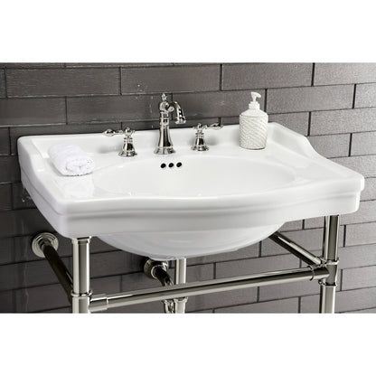Robinet de salle de bain à entraxe large de style classique américain