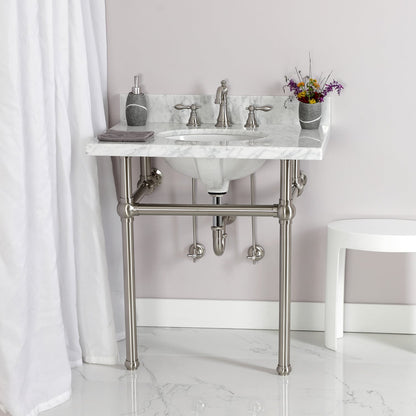 Robinet de salle de bain à entraxe large de style classique américain