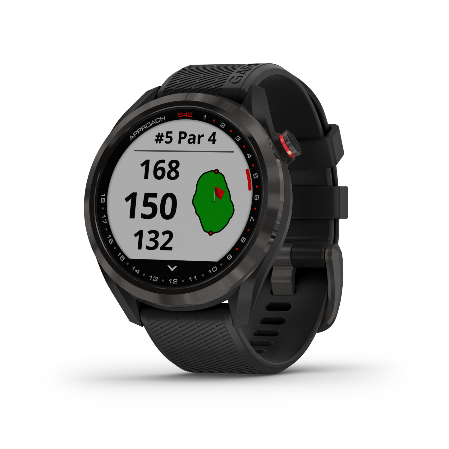 Garmin Approach® S42 Montre De Golf Gps Intelligente - Suivi De Fitness Avec Support Multi-gnss - Gunmetal
