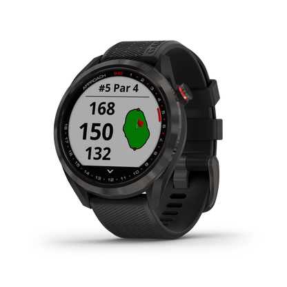 Garmin Approach® S42 Montre De Golf Gps Intelligente - Suivi De Fitness Avec Support Multi-gnss - Gunmetal