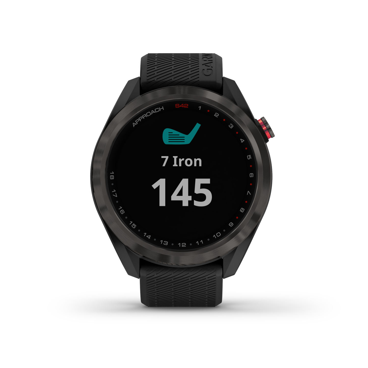 Garmin Approach® S42 Montre De Golf Gps Intelligente - Suivi De Fitness Avec Support Multi-gnss - Gunmetal
