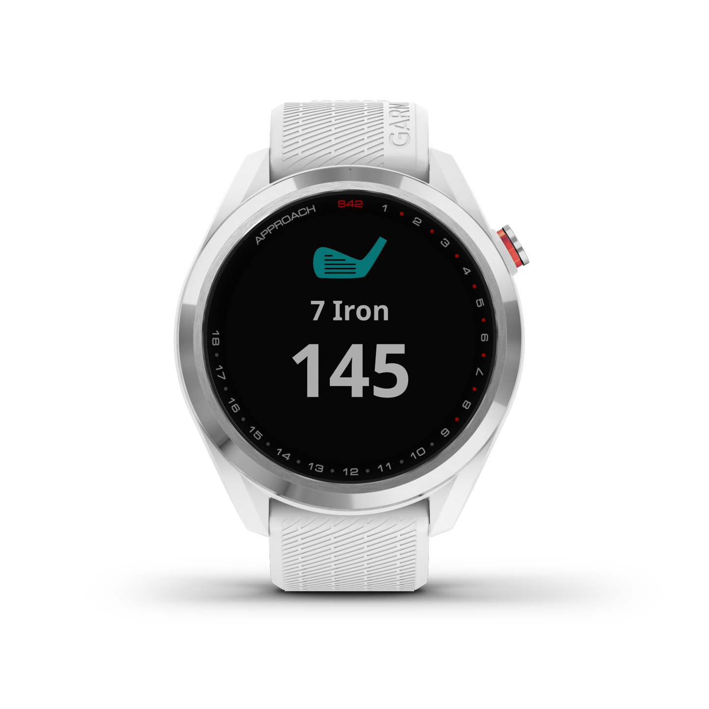 Garmin Approach® S42 Montre De Golf Gps Intelligente - Suivi De Fitness Avec Support Multi-gnss - Argent Poli