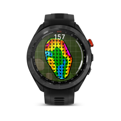 Garmin Approach® S70 Montre Gps De Golf - Suivi Sportif Et De Santé Avec Bracelet En Silicone Noir