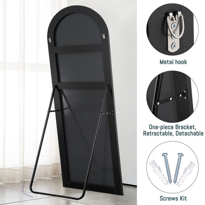 Miroir arqué moderne sur pied