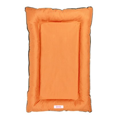 Lit pour animaux de compagnie Archie Traditional Oxford imperméable en mousse à mémoire de forme lavable à la main pour l'intérieur et l'extérieur