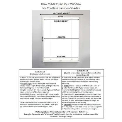 Stores Arlo Blinds Dali Native sans cordon en bambou