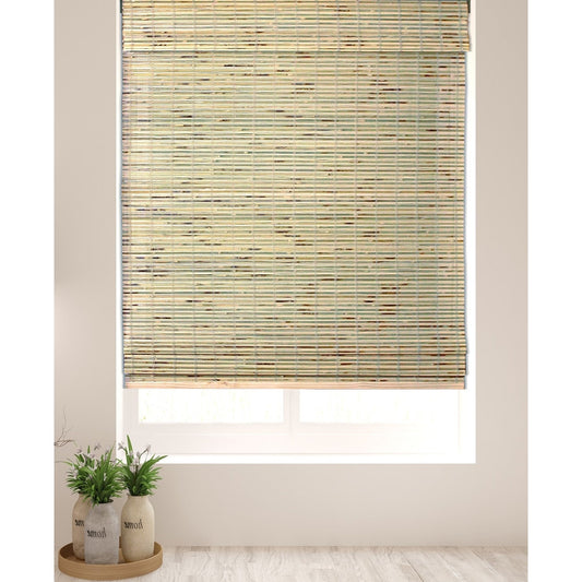 Stores romains en bambou Arlo Blinds Petite Rustique, hauteur 74 pouces