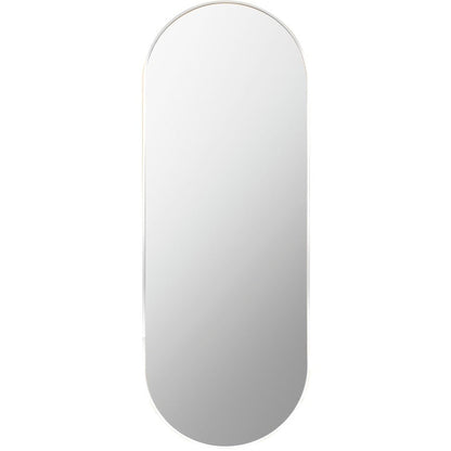 Miroir décoratif ovale en aluminium moderne Livabliss Aranya