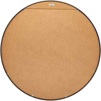 Miroir décoratif rond moderne en aluminium Aranya de Livabliss