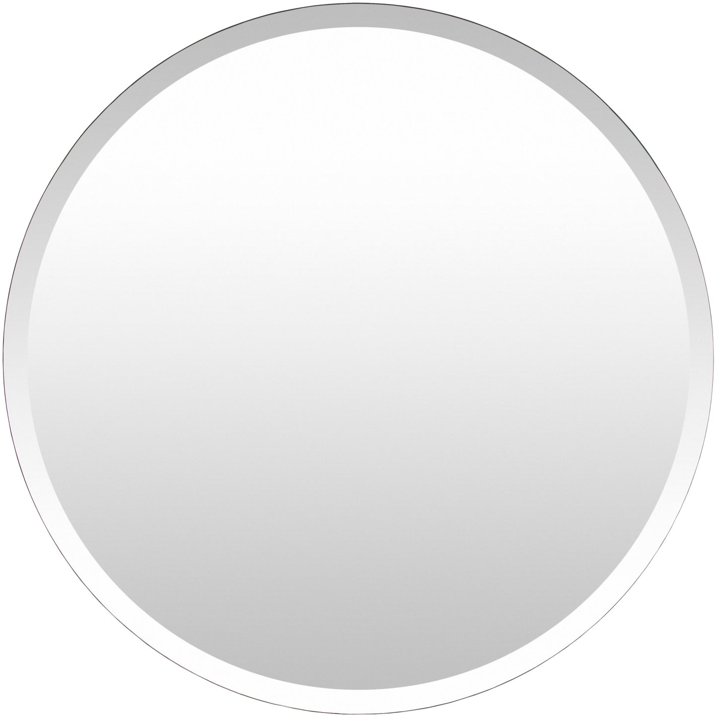 Miroir rond biseauté moderne Mei de Artistic Weavers