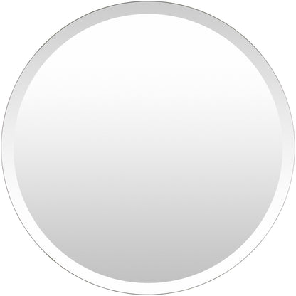 Miroir rond biseauté moderne Mei de Artistic Weavers