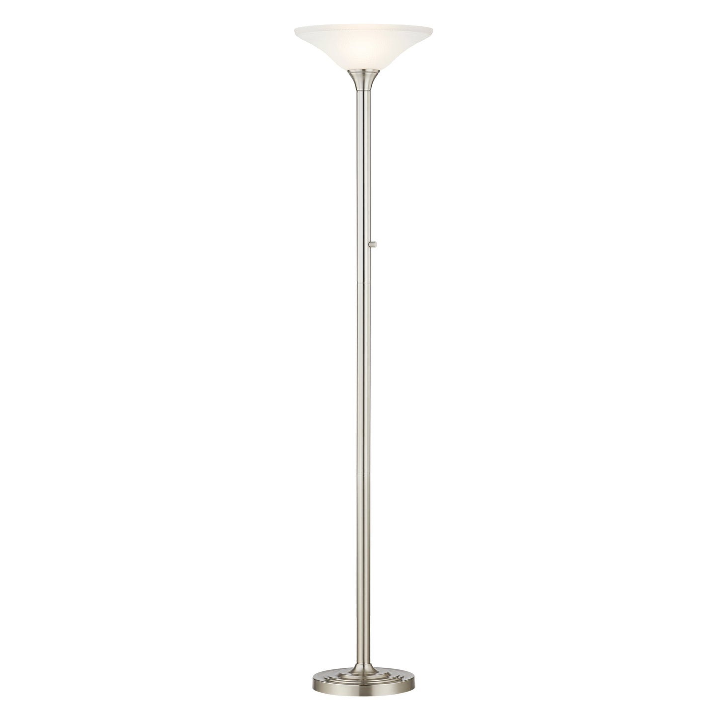 Lampadaire Artiva USA 71 LED avec abat-jour en verre martelé - 71