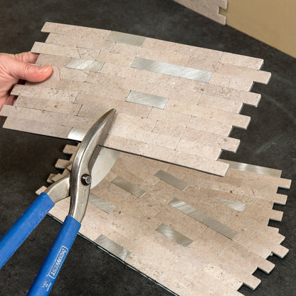 Carreaux muraux autocollants Aspect Collage