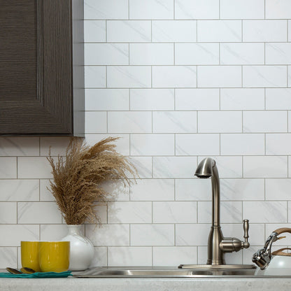 Carreaux muraux autocollants Aspect Collage