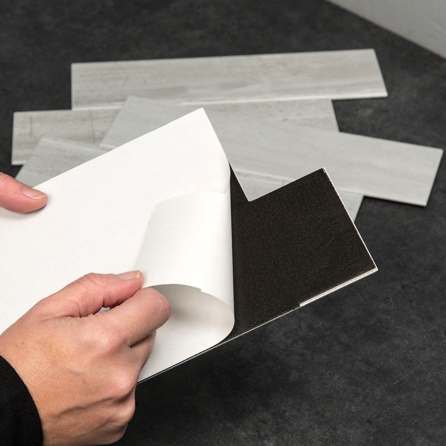 Carreaux muraux autocollants Aspect Collage