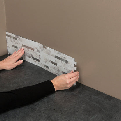 Carreaux muraux autocollants Aspect Collage