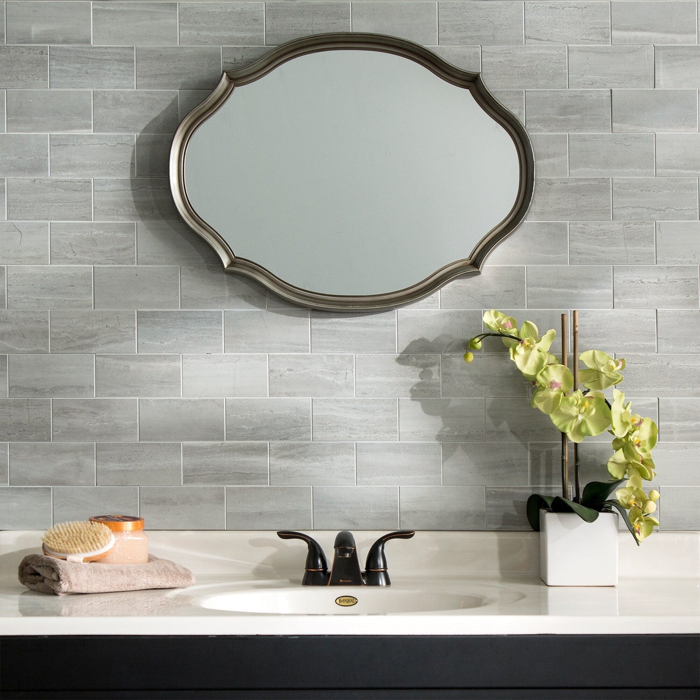 Carreaux muraux autocollants Aspect Collage