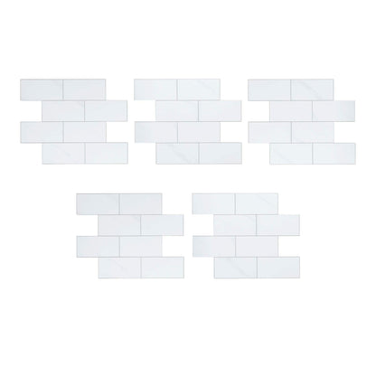 Carreaux muraux autocollants Aspect Collage